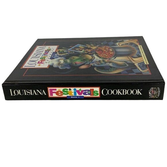 Louisiana Festivals Cookbook Spiral Hardcover 1994 By Lou Ana Gardens - Picture 2 of 14